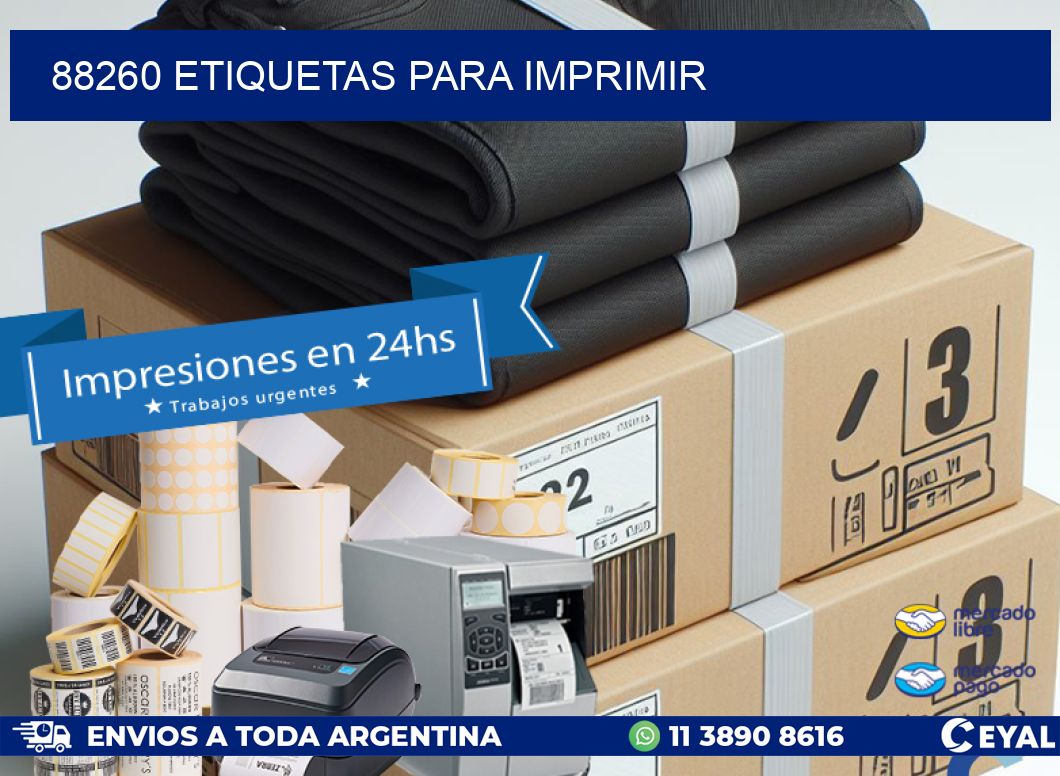 88260 ETIQUETAS PARA IMPRIMIR