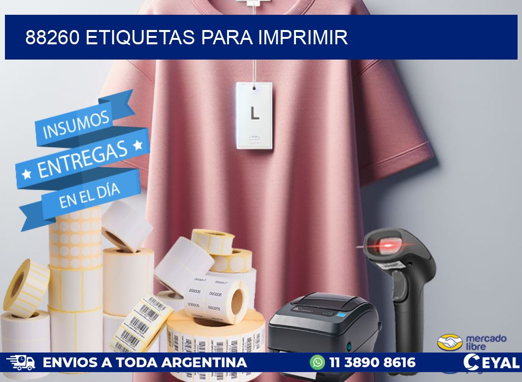 88260 ETIQUETAS PARA IMPRIMIR