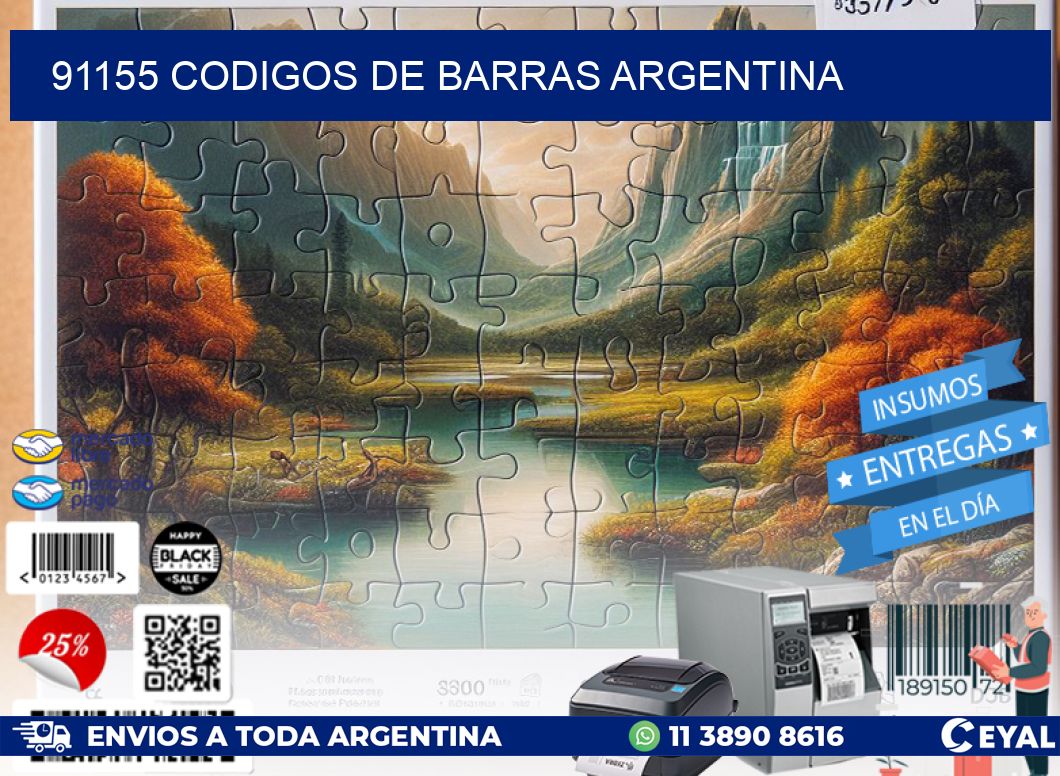 91155 CODIGOS DE BARRAS ARGENTINA