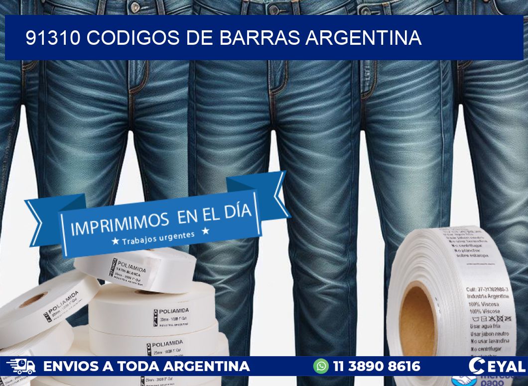 91310 CODIGOS DE BARRAS ARGENTINA