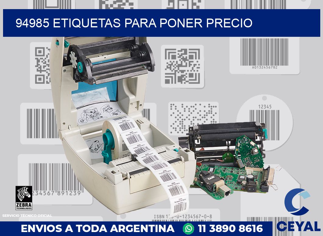 94985 ETIQUETAS PARA PONER PRECIO
