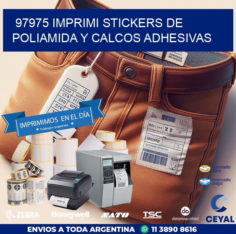 97975 IMPRIMI STICKERS DE POLIAMIDA Y CALCOS ADHESIVAS