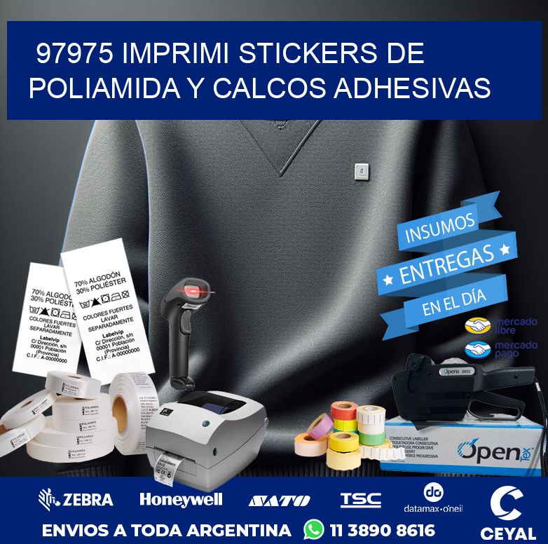 97975 IMPRIMI STICKERS DE POLIAMIDA Y CALCOS ADHESIVAS
