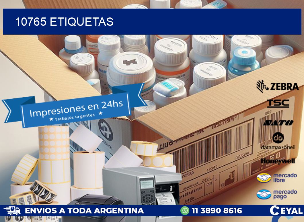 10765 ETIQUETAS