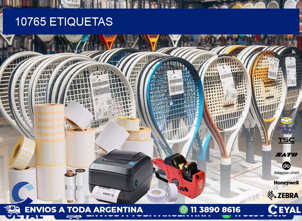 10765 ETIQUETAS