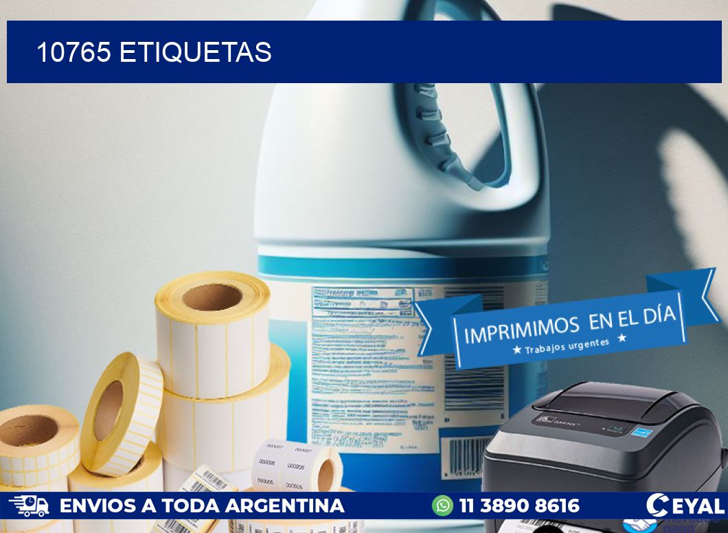 10765 ETIQUETAS