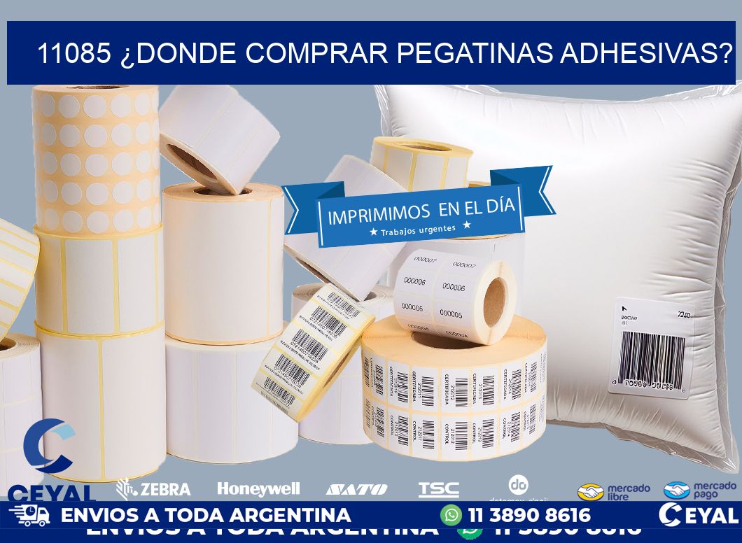11085 ¿DONDE COMPRAR PEGATINAS ADHESIVAS?