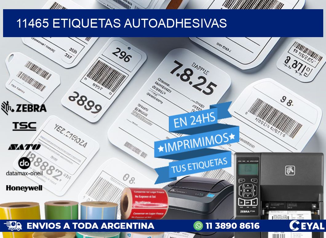 11465 ETIQUETAS AUTOADHESIVAS