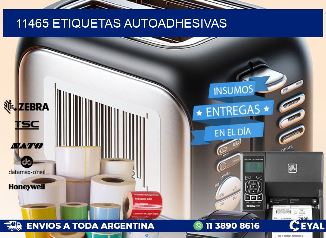 11465 ETIQUETAS AUTOADHESIVAS