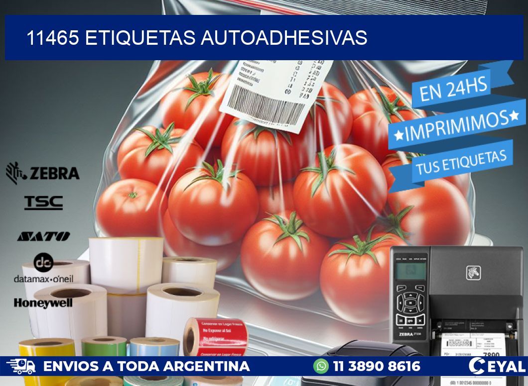 11465 ETIQUETAS AUTOADHESIVAS