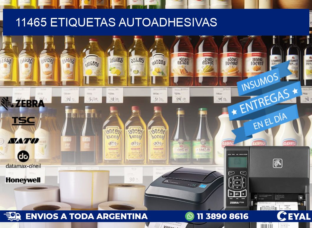 11465 ETIQUETAS AUTOADHESIVAS