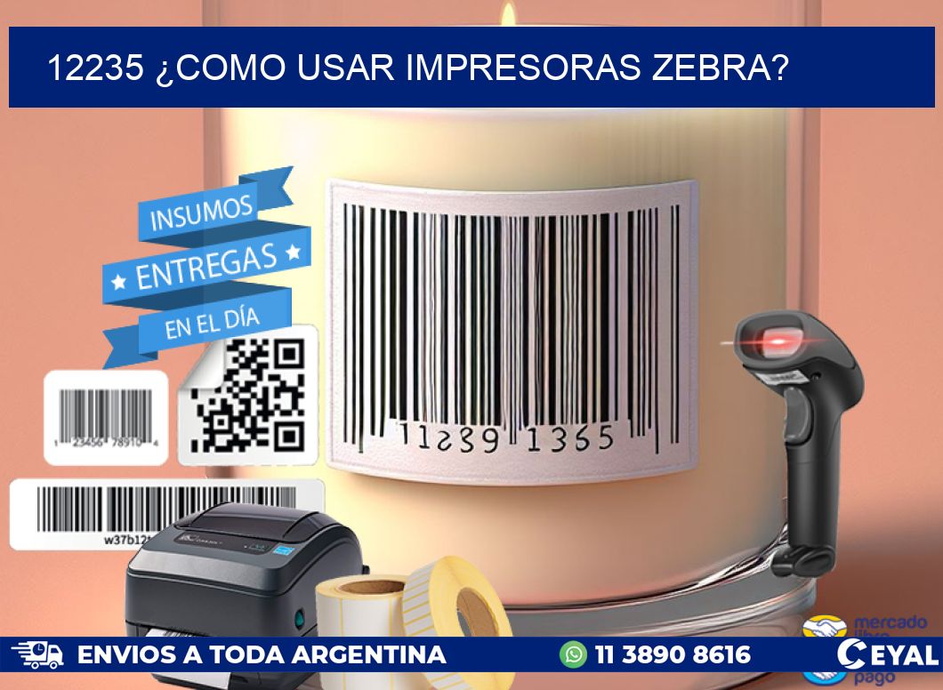 12235 ¿COMO USAR IMPRESORAS ZEBRA?