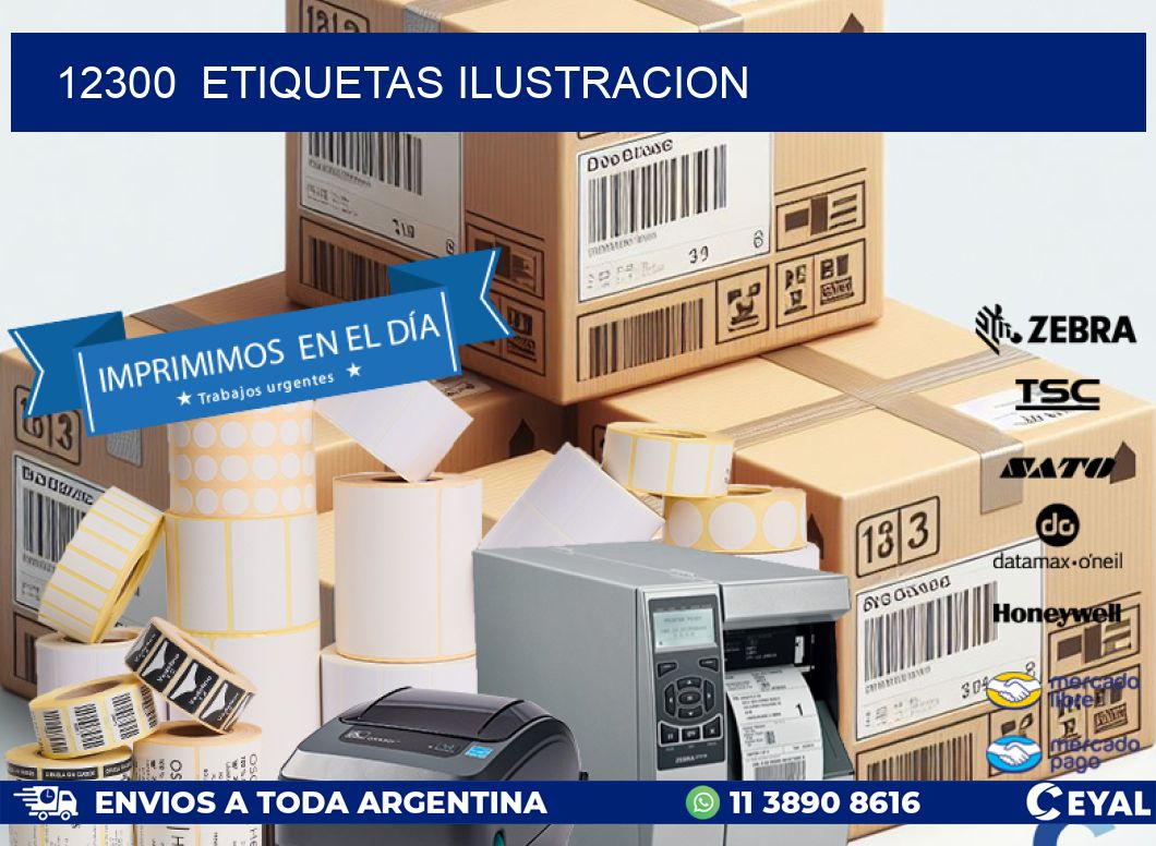 12300  ETIQUETAS ILUSTRACION