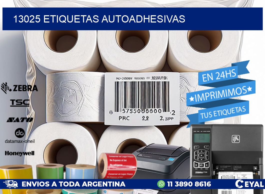 13025 ETIQUETAS AUTOADHESIVAS