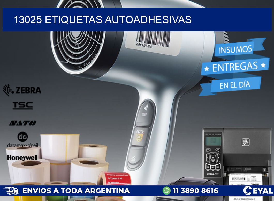 13025 ETIQUETAS AUTOADHESIVAS