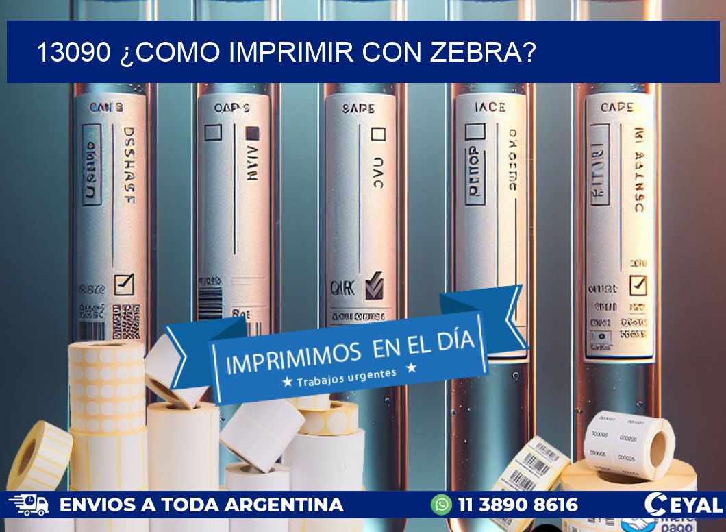 13090 ¿COMO IMPRIMIR CON ZEBRA?