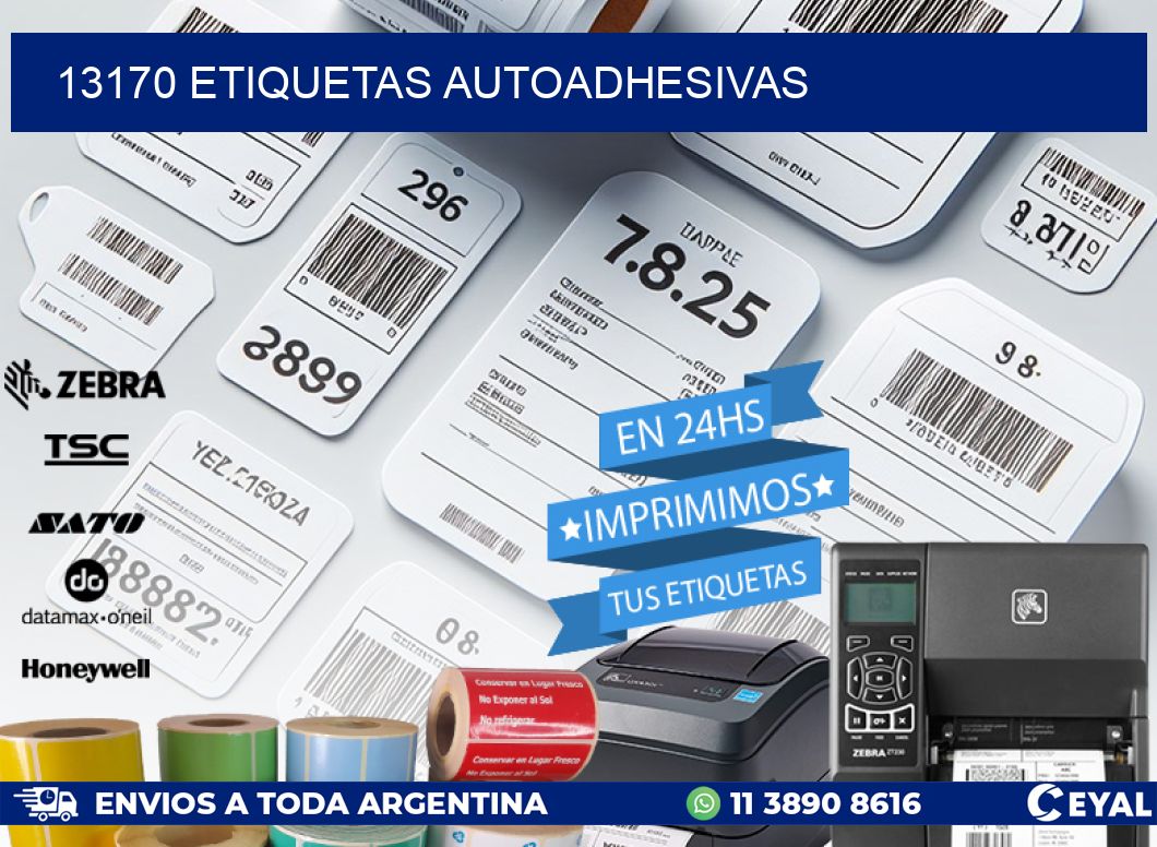 13170 ETIQUETAS AUTOADHESIVAS