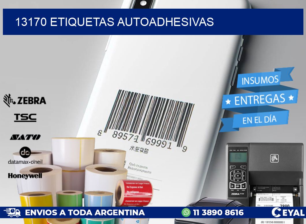 13170 ETIQUETAS AUTOADHESIVAS