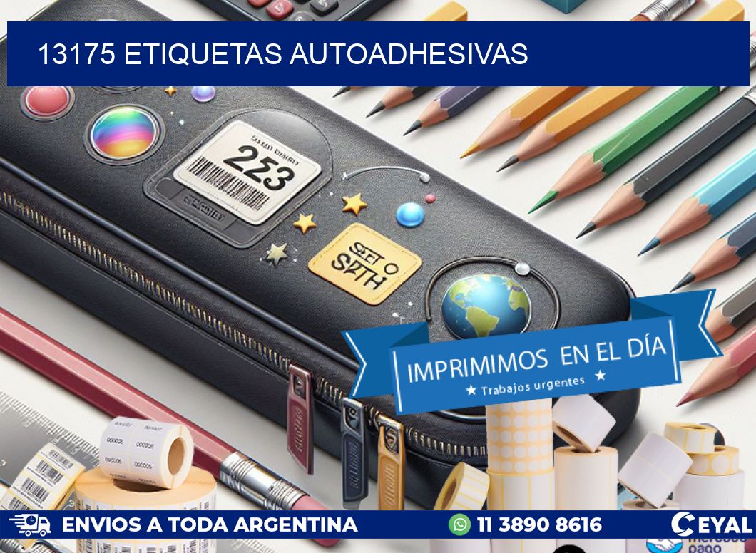 13175 ETIQUETAS AUTOADHESIVAS