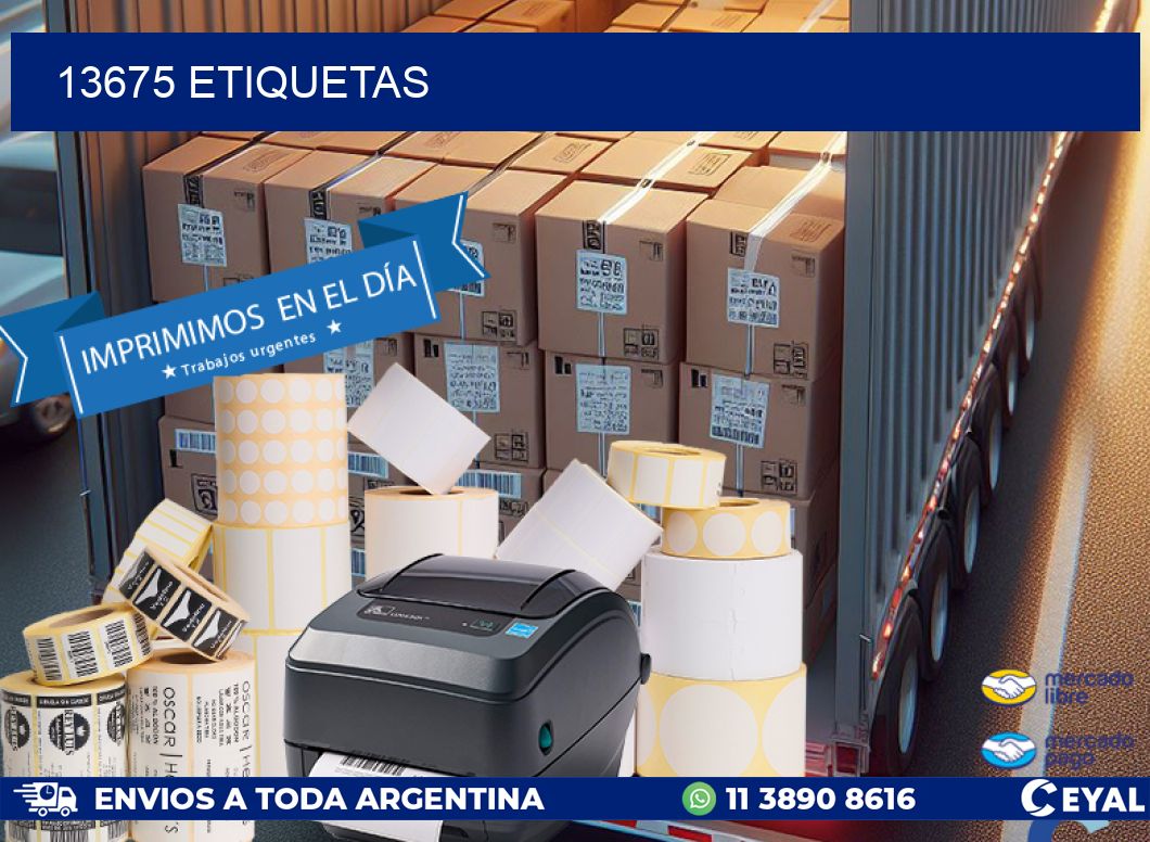 13675 ETIQUETAS