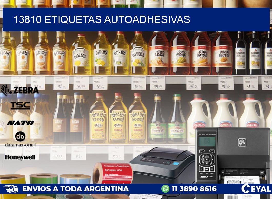 13810 ETIQUETAS AUTOADHESIVAS