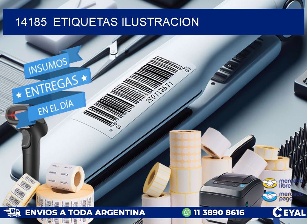 14185  ETIQUETAS ILUSTRACION