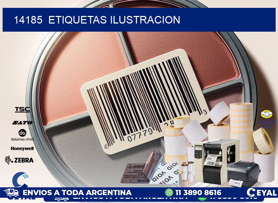 14185  ETIQUETAS ILUSTRACION