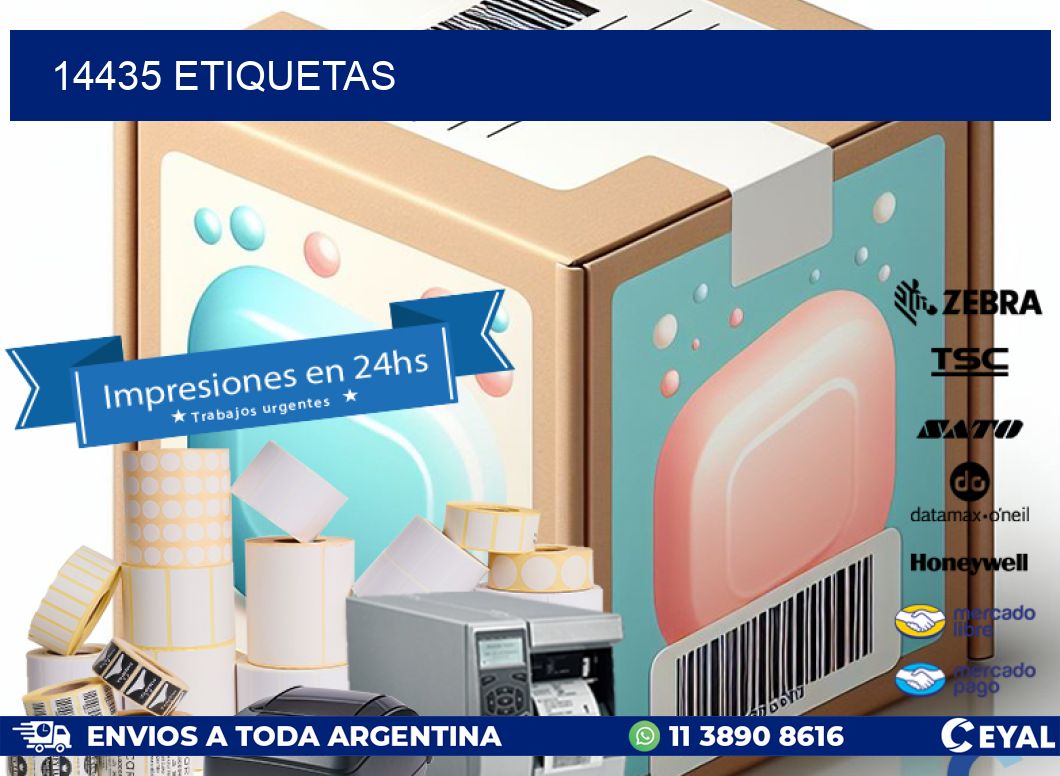 14435 ETIQUETAS