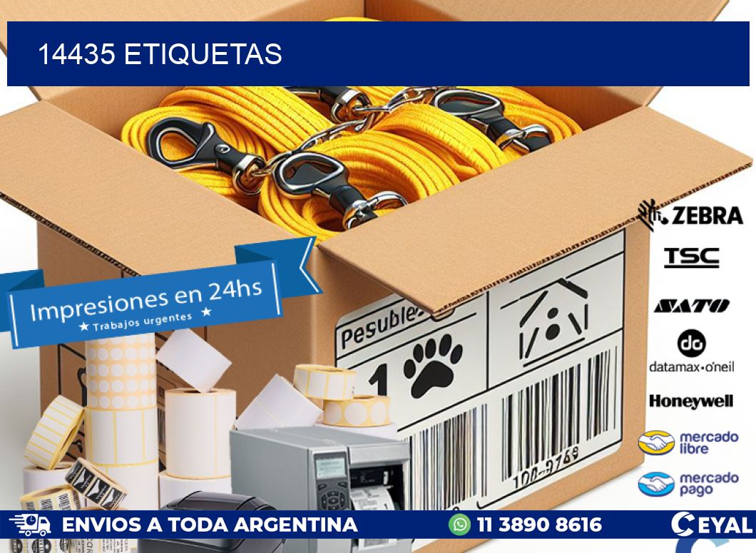 14435 ETIQUETAS