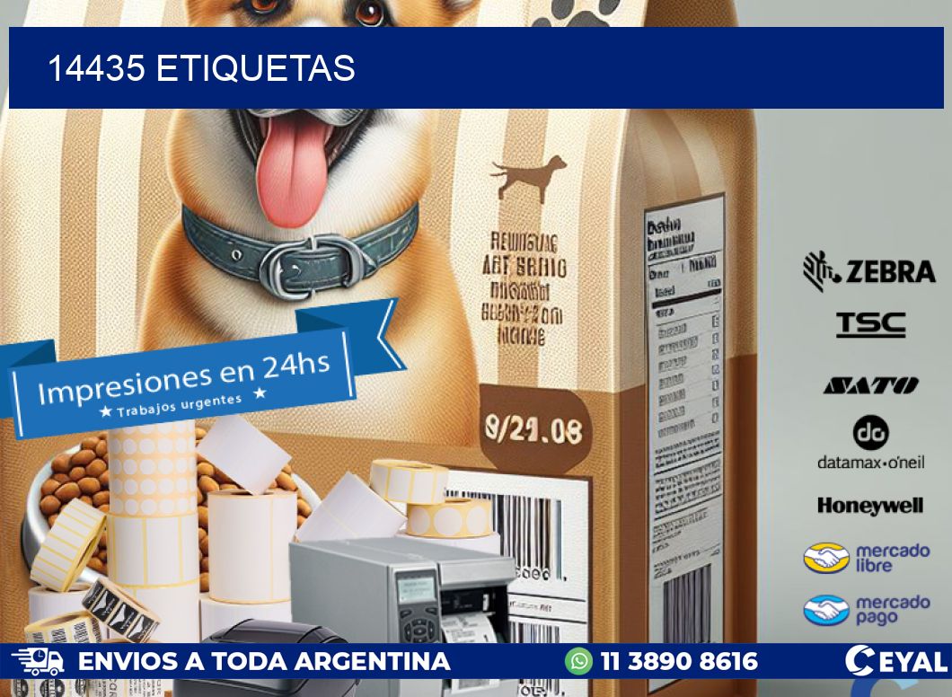 14435 ETIQUETAS