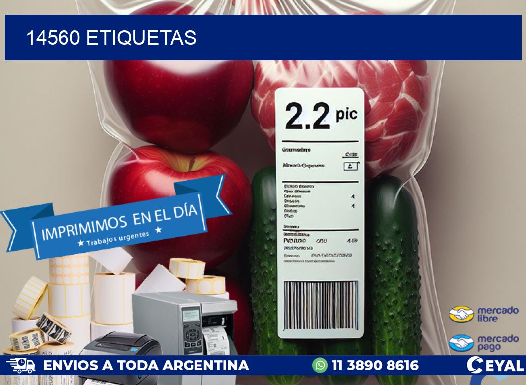 14560 ETIQUETAS