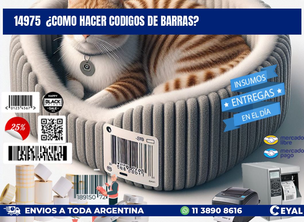 14975  ¿COMO HACER CODIGOS DE BARRAS?