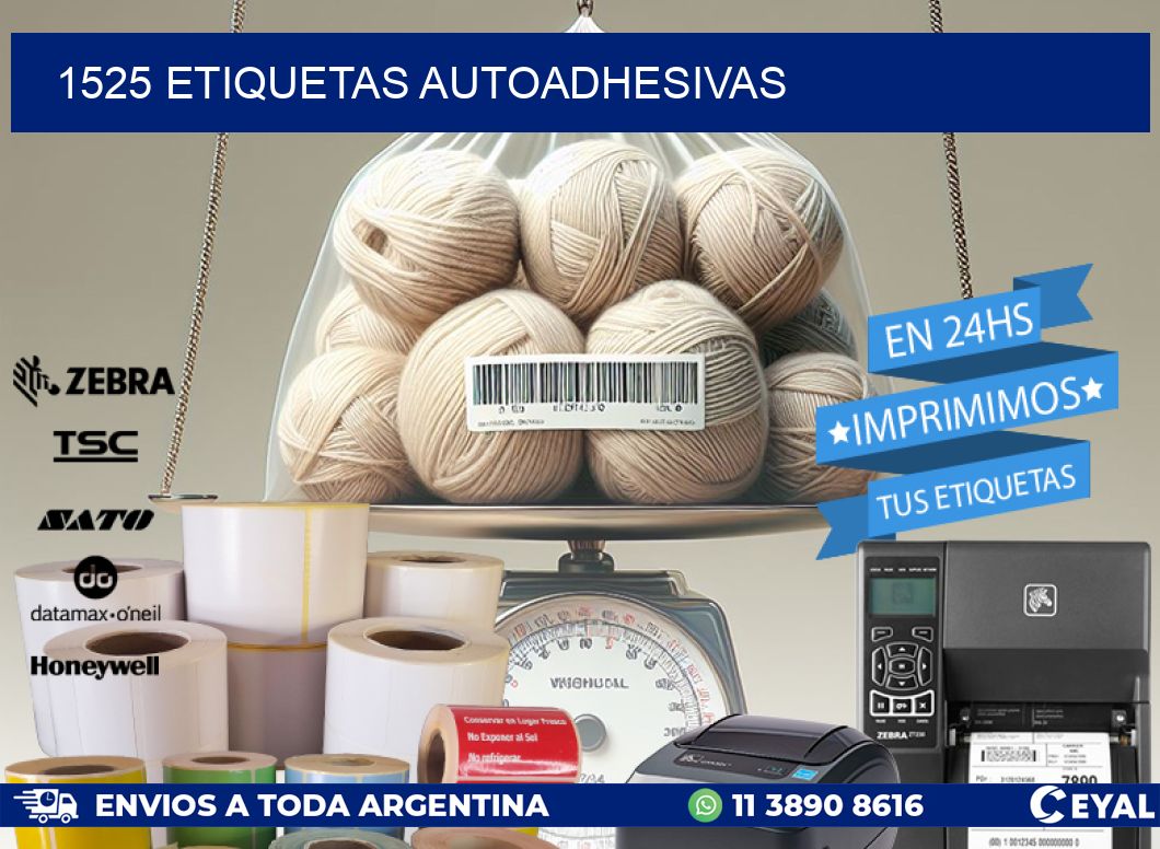 1525 ETIQUETAS AUTOADHESIVAS