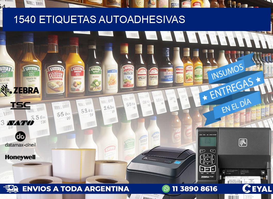 1540 ETIQUETAS AUTOADHESIVAS