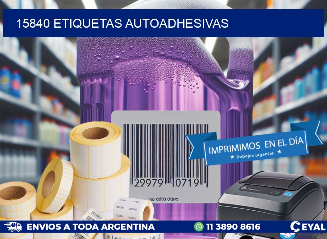 15840 ETIQUETAS AUTOADHESIVAS