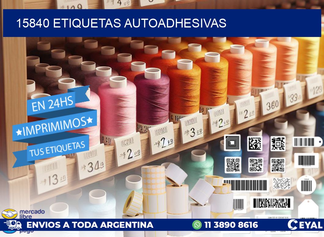 15840 ETIQUETAS AUTOADHESIVAS