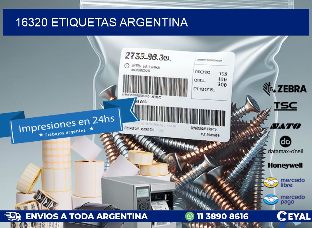 16320 ETIQUETAS ARGENTINA