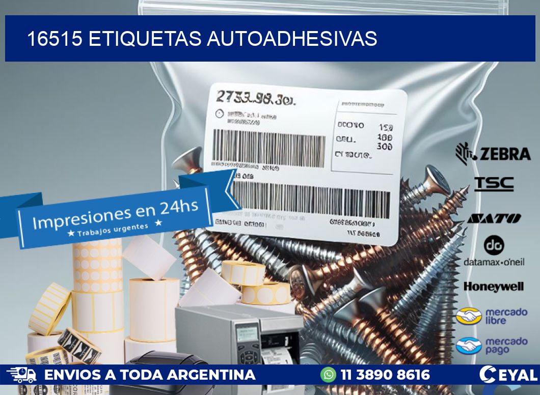 16515 ETIQUETAS AUTOADHESIVAS