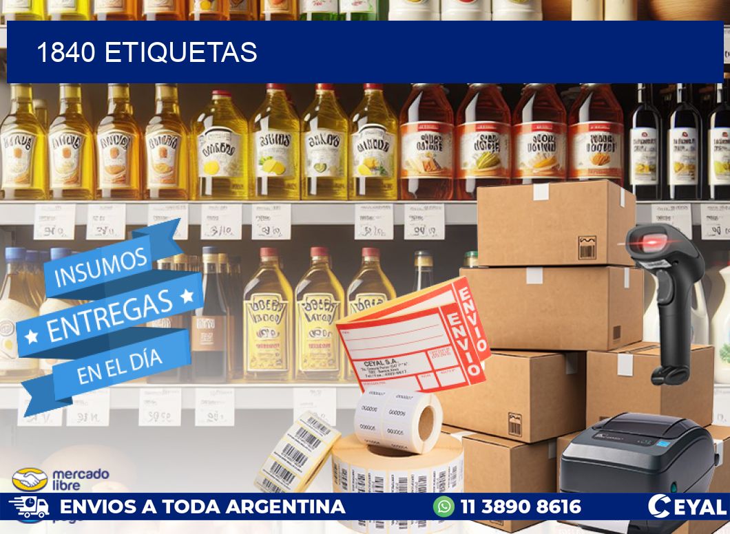 1840 ETIQUETAS