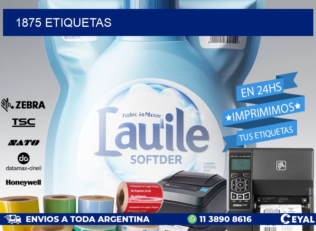 1875 ETIQUETAS