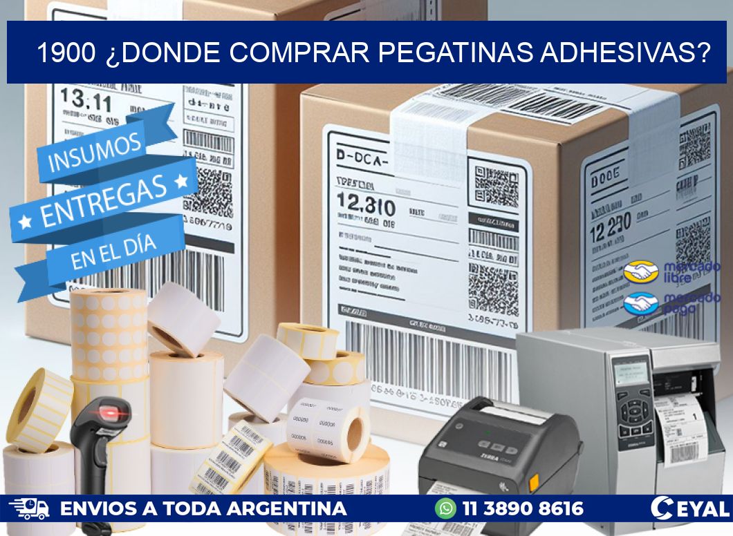 1900 ¿DONDE COMPRAR PEGATINAS ADHESIVAS?