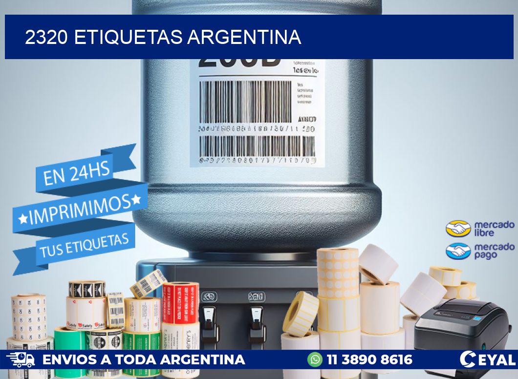 2320 ETIQUETAS ARGENTINA