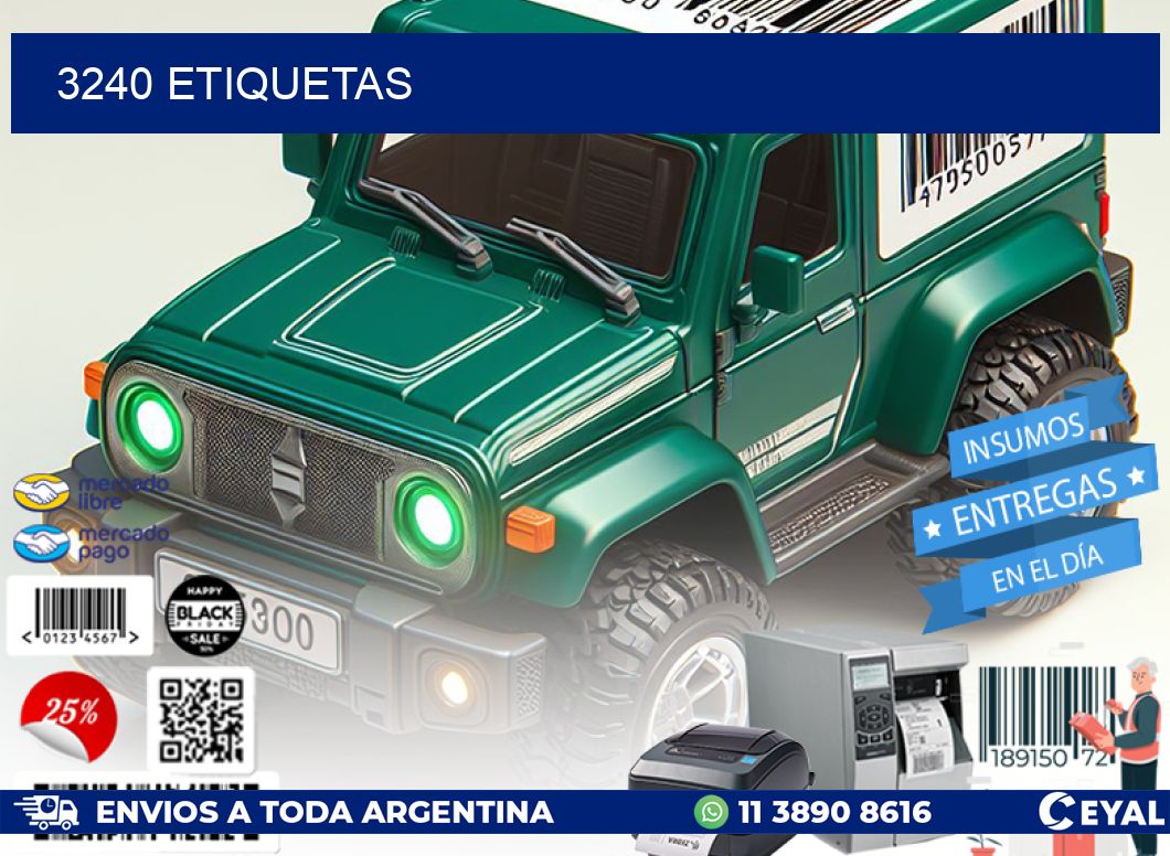 3240 ETIQUETAS