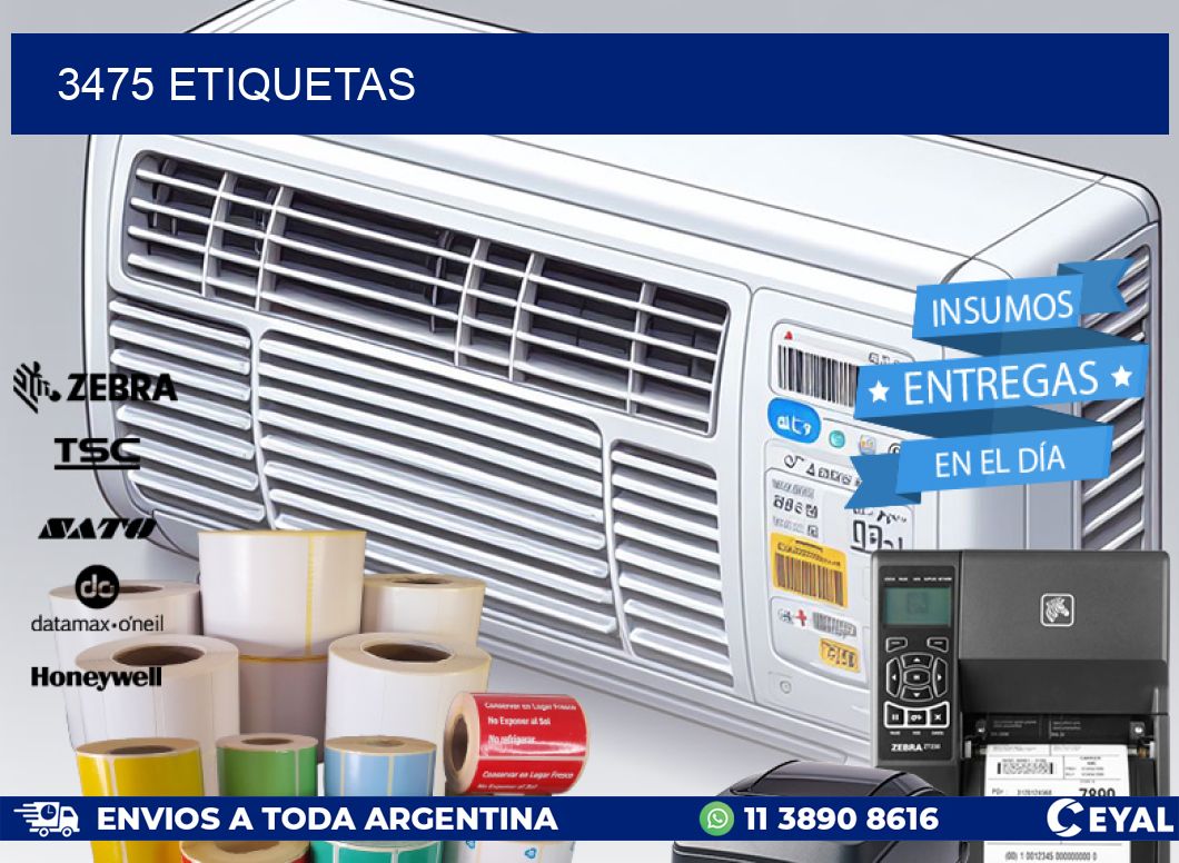 3475 ETIQUETAS