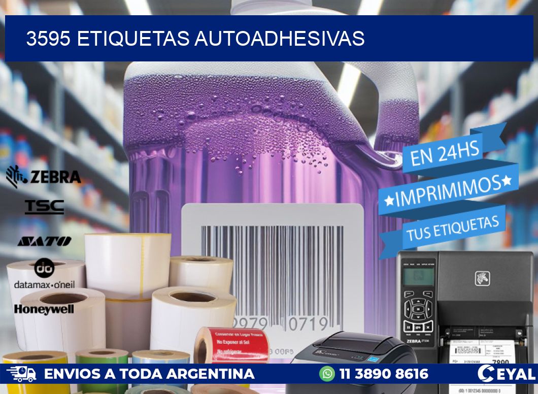 3595 ETIQUETAS AUTOADHESIVAS