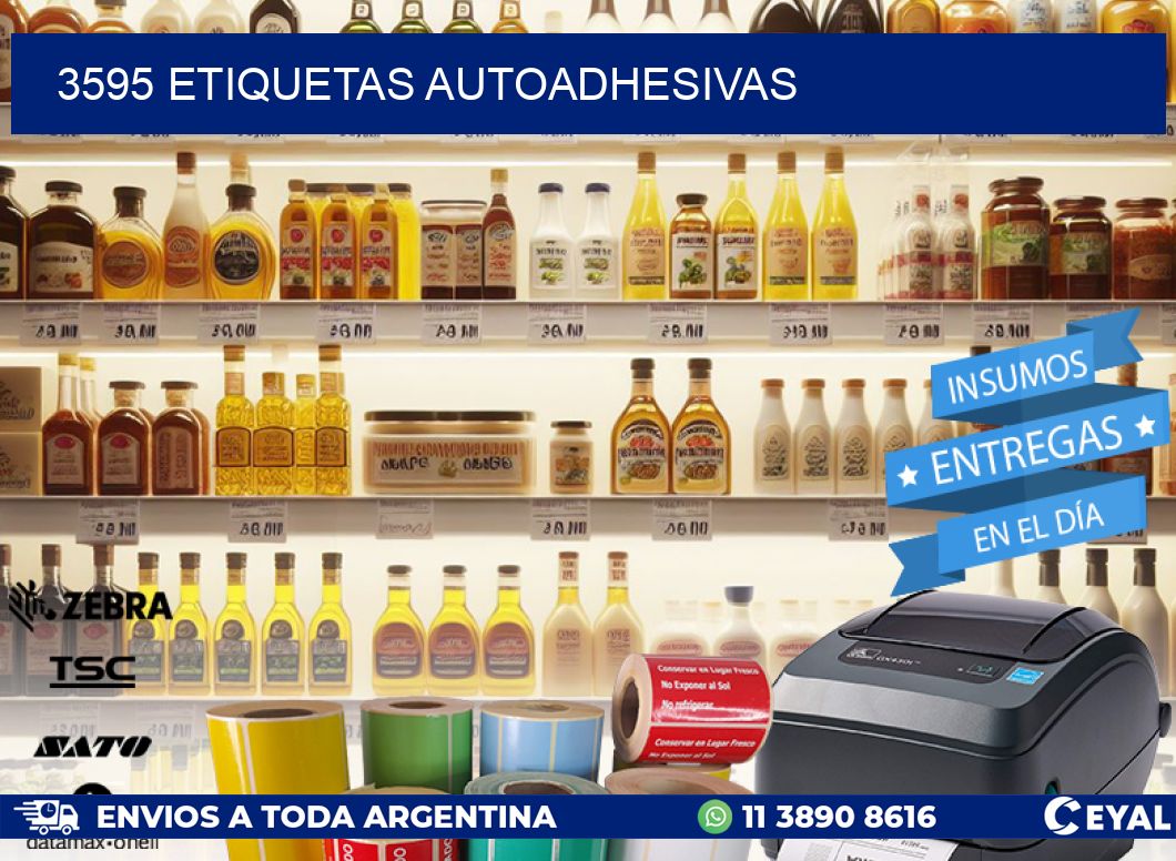 3595 ETIQUETAS AUTOADHESIVAS