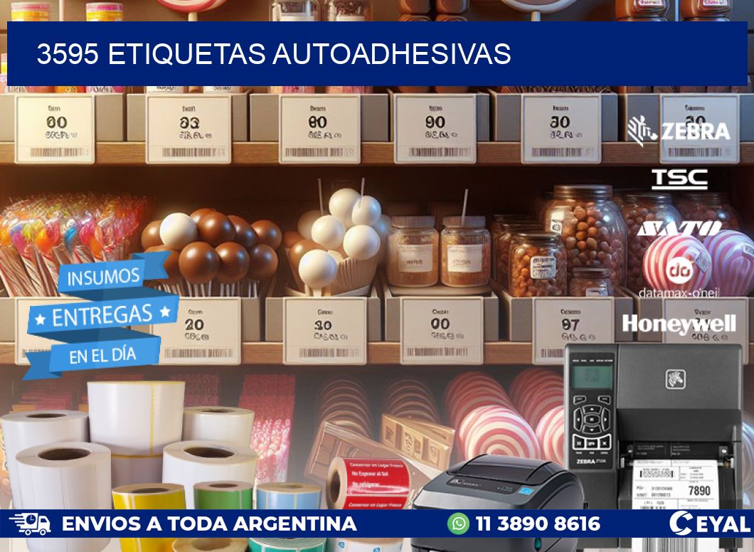 3595 ETIQUETAS AUTOADHESIVAS