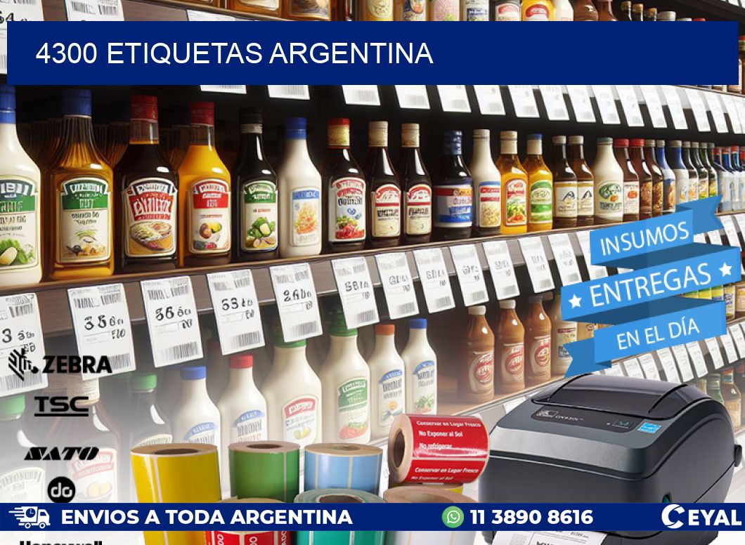 4300 ETIQUETAS ARGENTINA