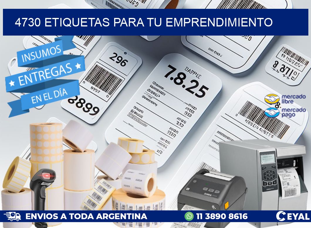 4730 ETIQUETAS PARA TU EMPRENDIMIENTO