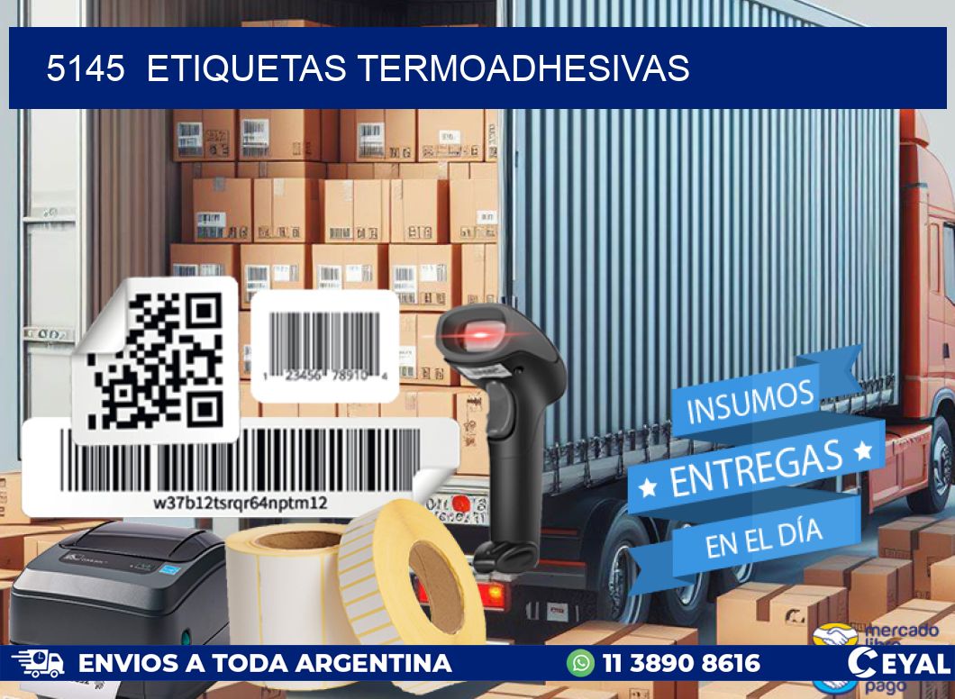 5145  ETIQUETAS TERMOADHESIVAS